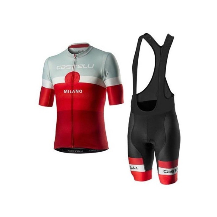 Conjunto de ciclismo corto Castelli para el verano: comodidad y frescura al pedalear