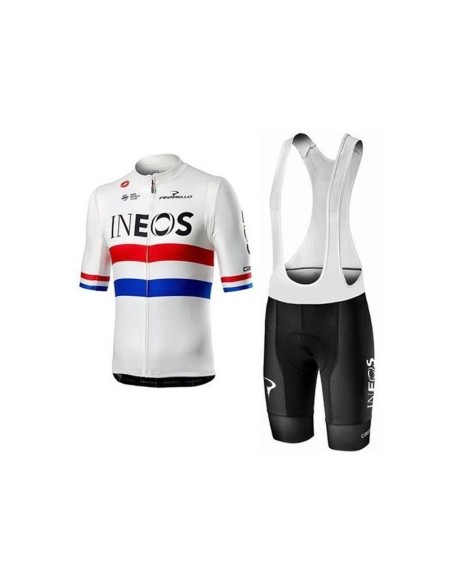 Ropa de ciclismo de verano con tirantes INEOS Francia para estar cómodo y fresco