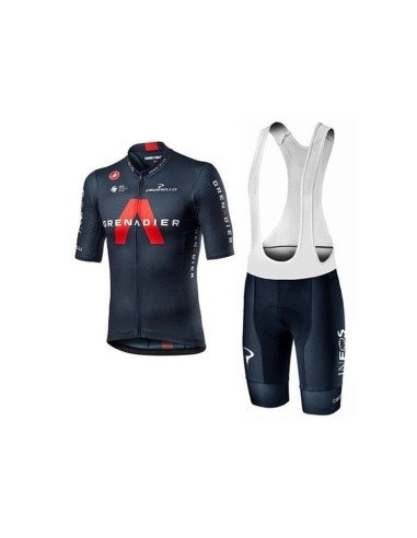 Conjunto corto de ciclismo INEOS GRENADIER para verano: comodidad y frescura en cada pedaleada