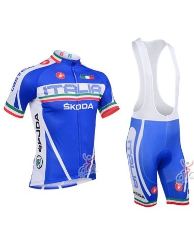 Conjunto de ciclismo corto Castelli para el verano en Italia