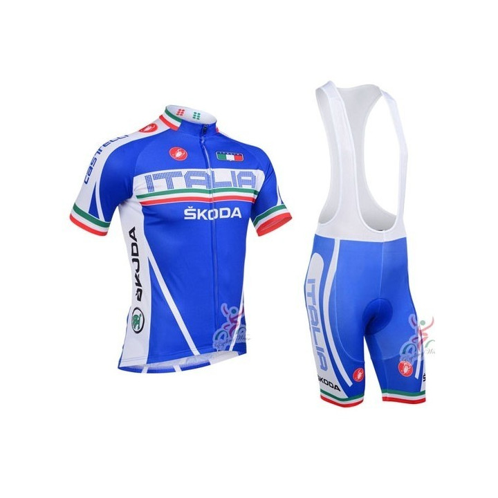 Conjunto de ciclismo corto Castelli para el verano en Italia