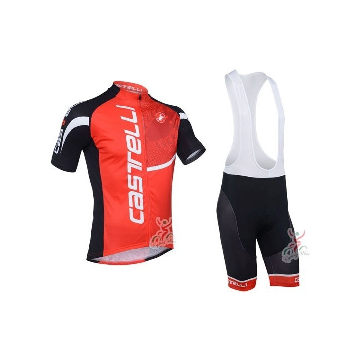 "Conjunto corto de ciclismo Castelli para un verano cómodo y fresco"