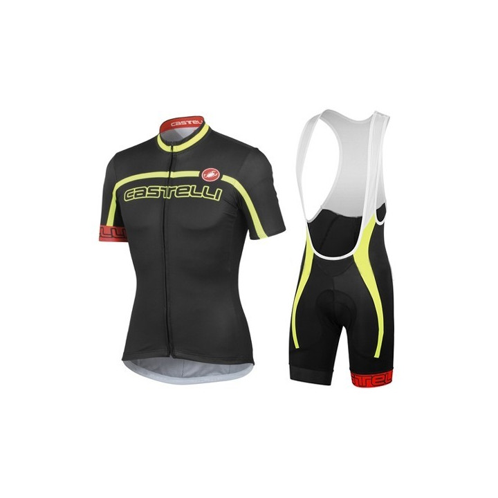 Conjunto de ciclismo corto Castelli para el verano: comodidad y estilo asegurados