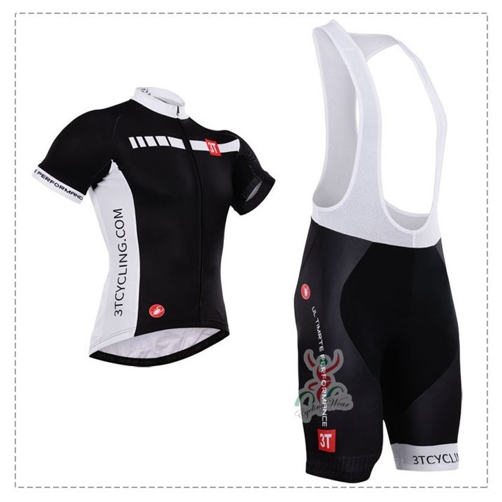 Conjunto de ciclismo corto de verano 3T Castelli para pedalear cómodo y fresco