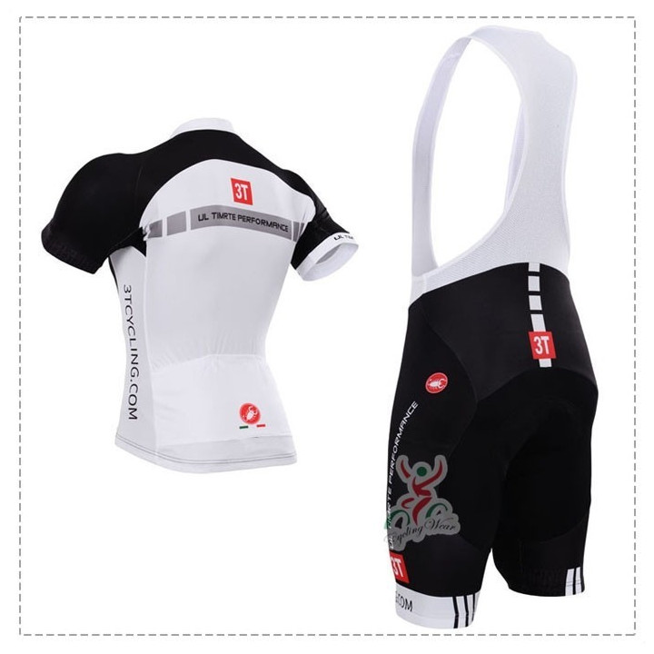 Conjunto de ciclismo corto de verano 3T Castelli para pedalear cómodo y fresco