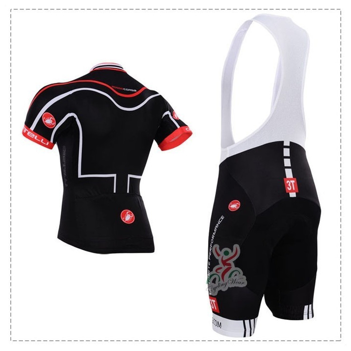 Conjunto de ciclismo corto 3T Castelli para el verano: comodidad y frescura al pedalear