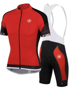 Conjunto de ciclismo corto Castelli para un verano fresco y cómodo