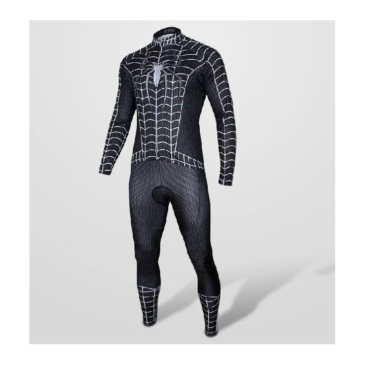 Ropa térmica de ciclismo Spider Man, comodidad y estilo para tus pedaleadas