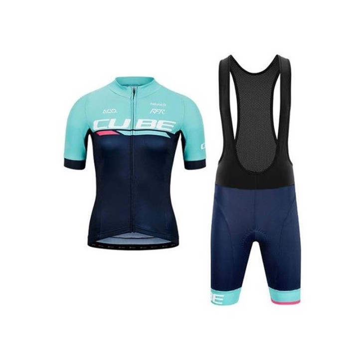 Conjunto de ciclismo corto CUBE para verano: comodidad y frescura en cada pedaleada