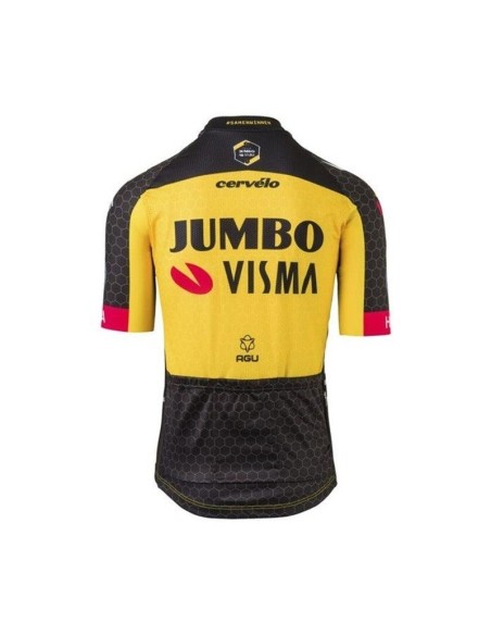 Conjunto de ciclismo corto JUMBO VISMA para el verano: confort y estilo en cada pedalada