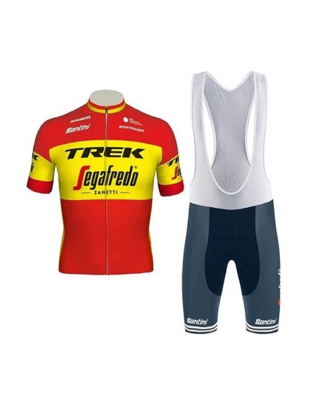 Conjunto de ciclismo corto Trek Segafredo para disfrutar el verano en la bici