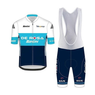 Conjunto de ciclismo corto Santini De Rosa para el verano