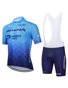 Ropa de ciclismo de verano con tirantes Astana Premier Tech para disfrutar al máximo del paseo