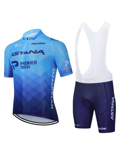 Ropa de ciclismo de verano con tirantes Astana Premier Tech para disfrutar al máximo del paseo