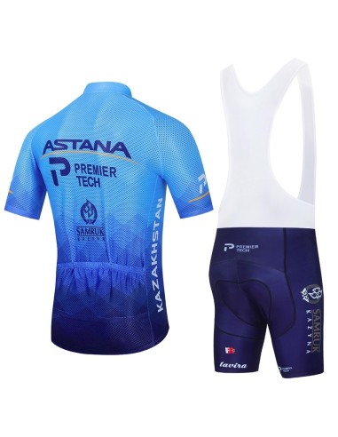 Ropa de ciclismo de verano con tirantes Astana Premier Tech para disfrutar al máximo del paseo