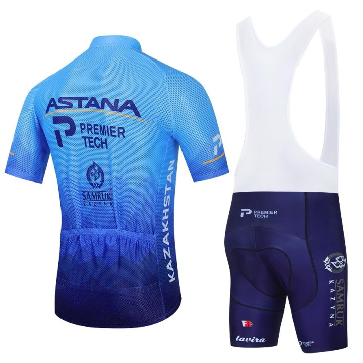 Ropa de ciclismo de verano con tirantes Astana Premier Tech para disfrutar al máximo del paseo