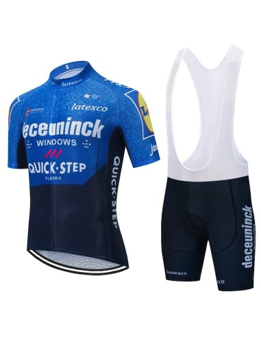 Conjunto corto de ciclismo Deceuninck Quick Step para el verano