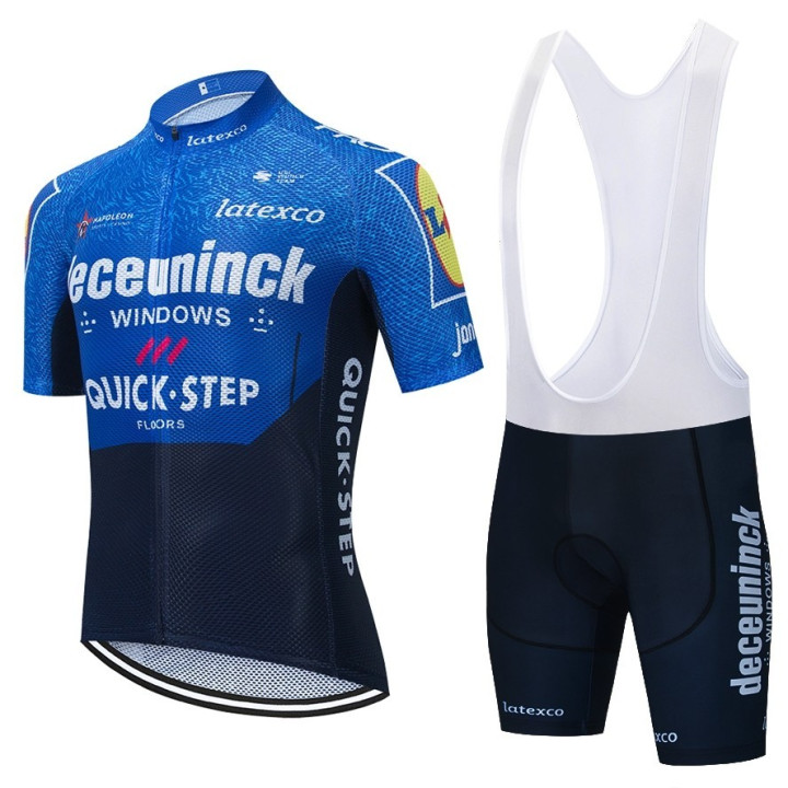 Conjunto corto de ciclismo Deceuninck Quick Step para el verano