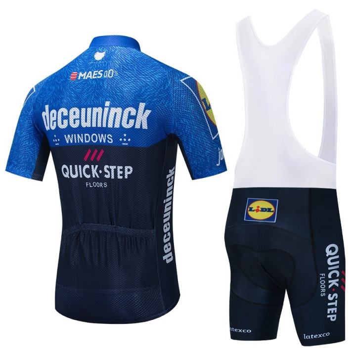 Conjunto corto de ciclismo Deceuninck Quick Step para el verano