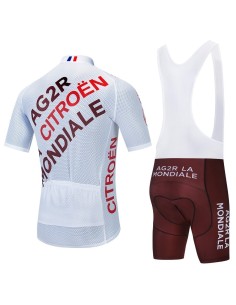Conjunto de ciclismo corto de verano Ag2r La Mondiale: comodidad y frescura en cada pedalada 2