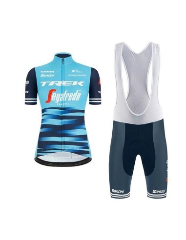 Conjunto de ciclismo corto para mujer Trek Segafredo: tu aliado perfecto para el verano