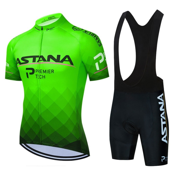 Conjunto de ciclismo Astana Premier Tech para el verano, comodidad y estilo en cada pedaleo