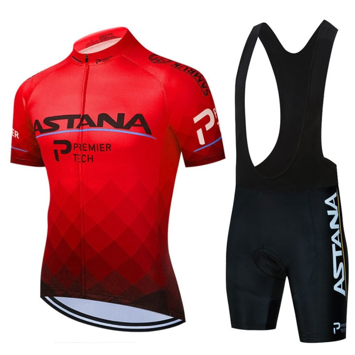 Ropa de ciclismo de verano con tirantes Astana Premier Tech para sentirte cómodo y fresco