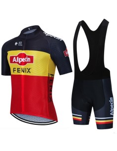 Conjunto de ciclismo corto Alpecin FENIX para el verano: comodidad y frescura en cada pedalada