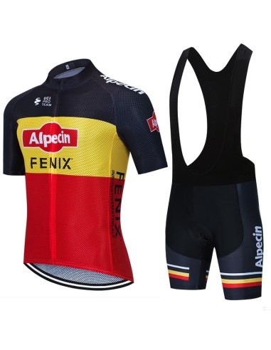 Conjunto de ciclismo corto Alpecin FENIX para el verano: comodidad y frescura en cada pedalada
