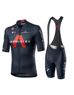 Conjunto de ciclismo corto de verano Ineos Grenadier para un pedaleo cómodo y fresco