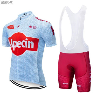 Conjunto corto de ciclismo Katusha Alpecin para un verano cómodo y fresco