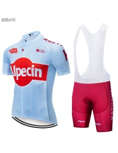 Conjunto corto de ciclismo Katusha Alpecin para un verano cómodo y fresco