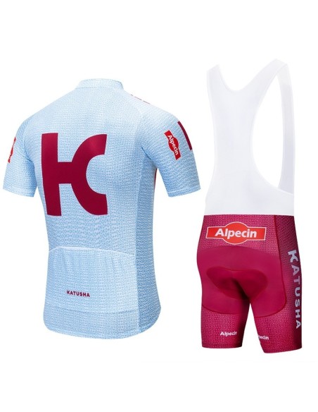 Conjunto corto de ciclismo Katusha Alpecin para un verano cómodo y fresco
