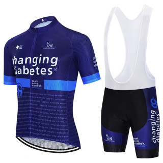 Conjunto de ciclismo corto para verano: comodidad y estilo con Changing Diabetes Team