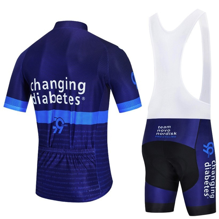 Conjunto de ciclismo corto para verano: comodidad y estilo con Changing Diabetes Team