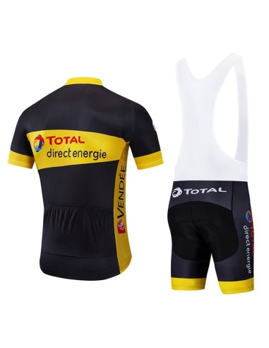 Conjunto corto de ciclismo veraniego con tirantes TOTAL Direct Energy