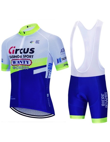 Ropa de ciclismo de verano con tirantes Circus Wanty para un pedaleo cómodo y fresco