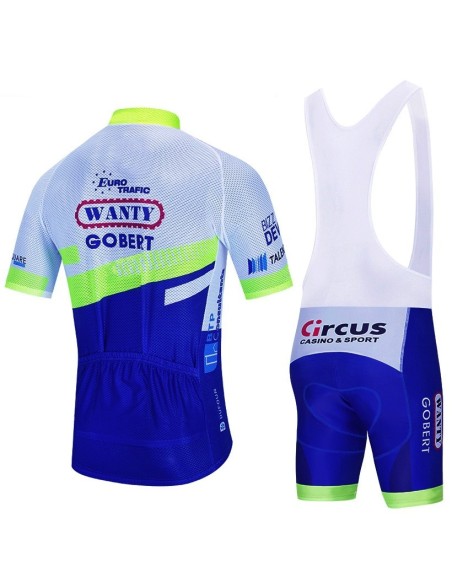 Ropa de ciclismo de verano con tirantes Circus Wanty para un pedaleo cómodo y fresco
