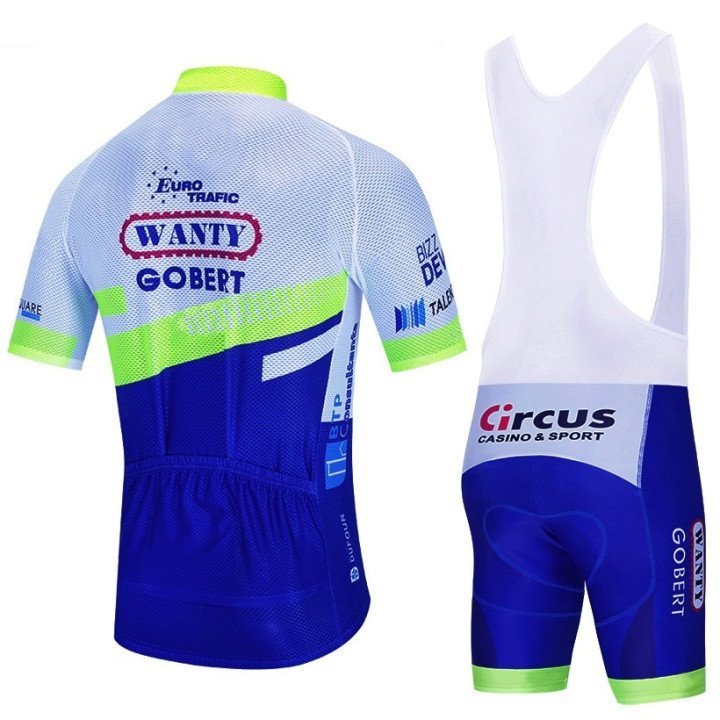 Ropa de ciclismo de verano con tirantes Circus Wanty para un pedaleo cómodo y fresco