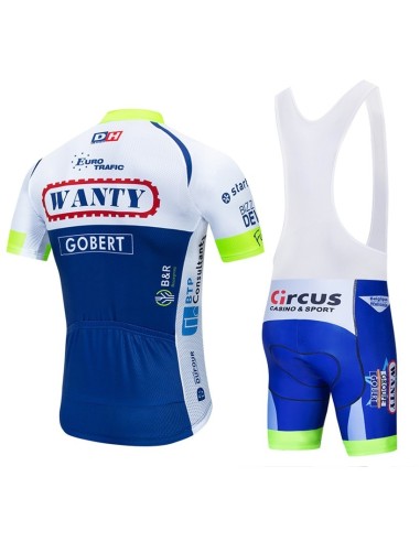 Ropa de ciclismo de verano con tirantes Circus Wanty para pedalear cómodo y fresco