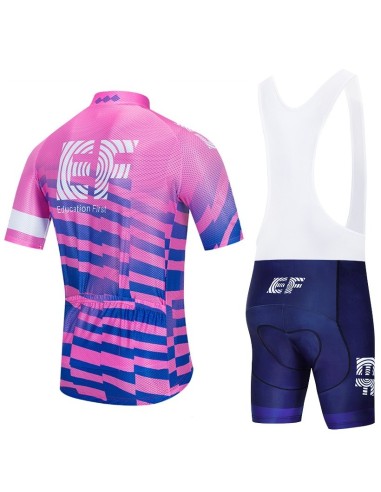 Conjunto de ciclismo corto de verano EF Education First para disfrutar al máximo tus paseos