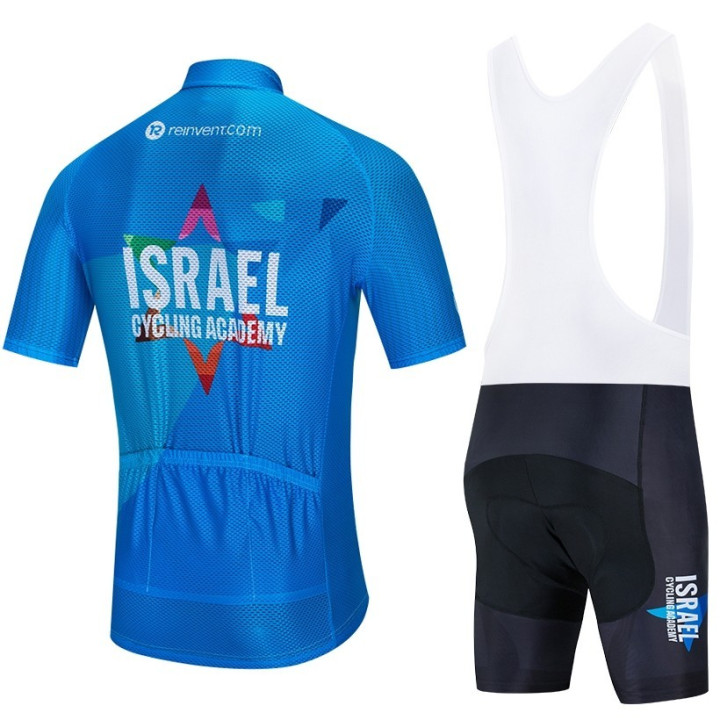 Conjunto de ciclismo corto de verano Israel Cycling Academy para pedalear cómodo y fresco