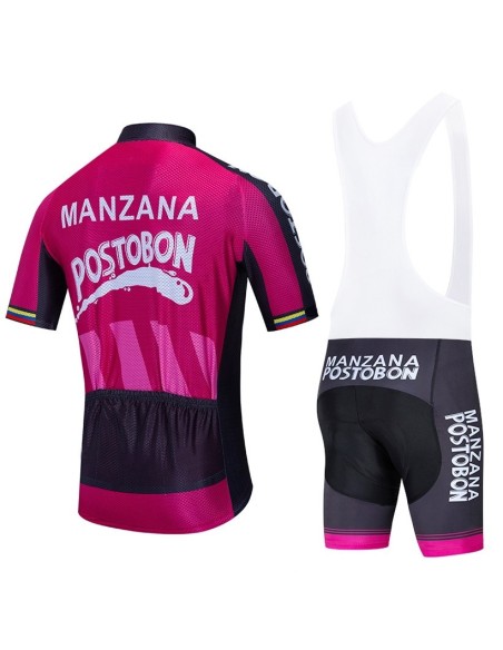 Conjunto de ciclismo corto de verano MANZANA Postobon para sentirte cómodo y fresco
