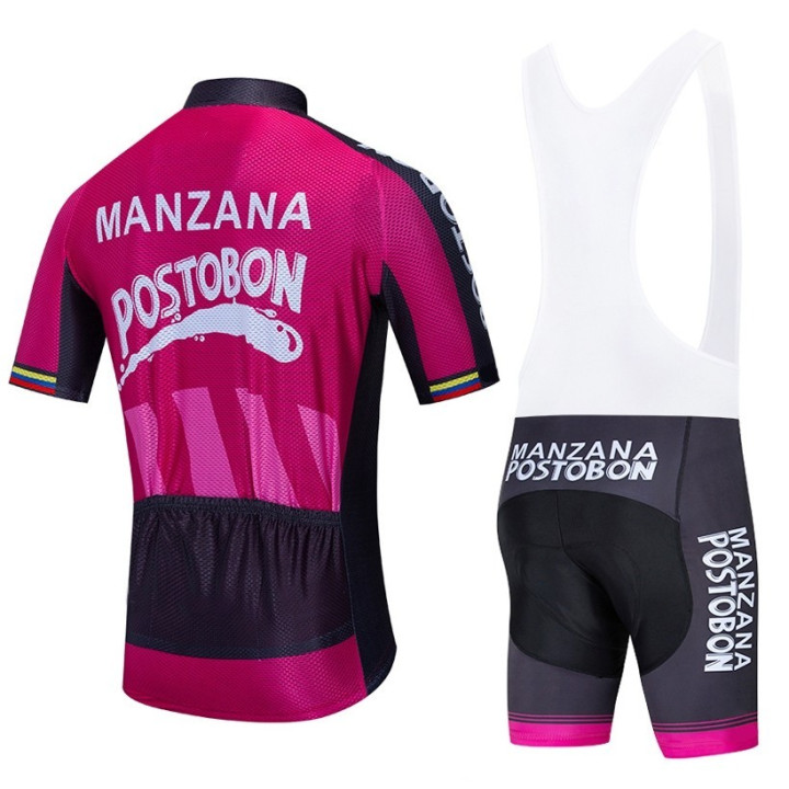 Conjunto de ciclismo corto de verano MANZANA Postobon para sentirte cómodo y fresco