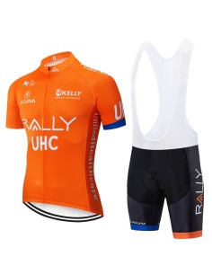 Conjunto de ciclismo corto RALLY UHC para el verano, comodidad y frescura aseguradas
