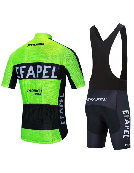 Conjunto de ciclismo corto de verano EFAPEL: comodidad y frescura para tus paseos