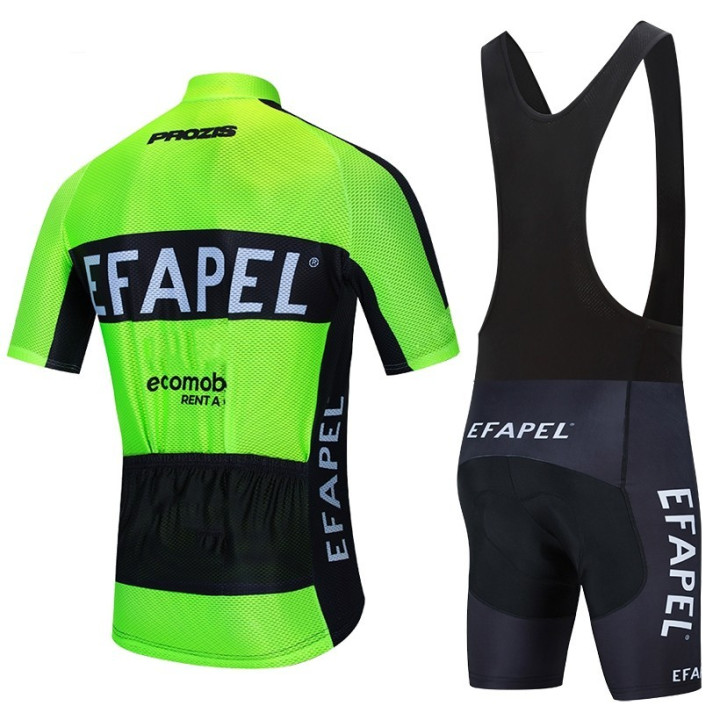Conjunto de ciclismo corto de verano EFAPEL: comodidad y frescura para tus paseos