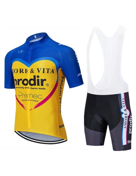 Conjunto de ciclismo corto Prodir para el verano: comodidad y estilo en cada pedaleada