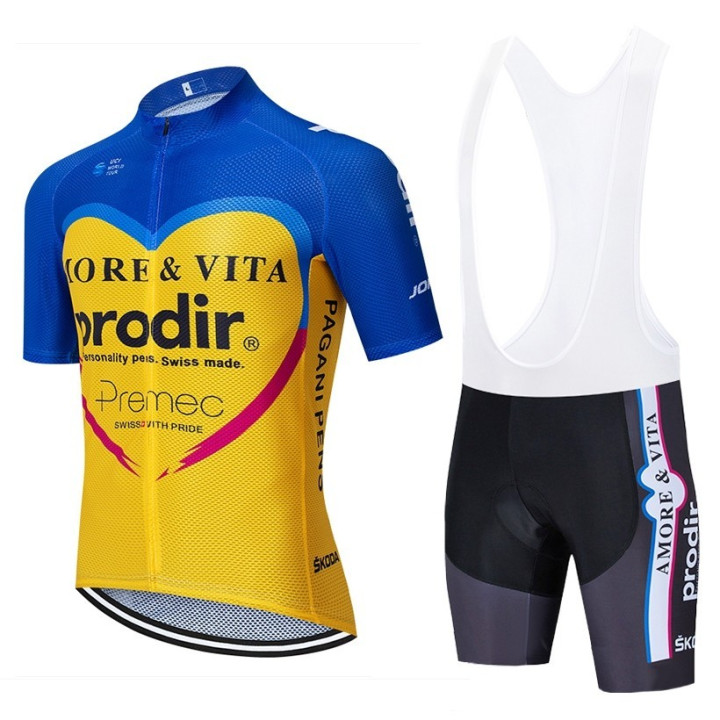 Conjunto de ciclismo corto Prodir para el verano: comodidad y estilo en cada pedaleada