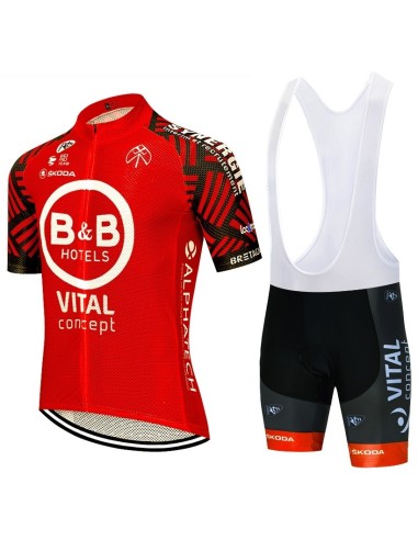 Ropa de ciclismo de verano con tirantes B&B Vital para disfrutar tus paseos